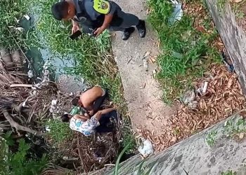 Encontrado agonizando em rip-rap após ser baleado