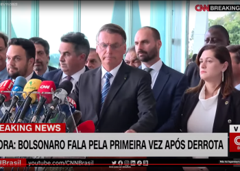 Bolsonaro agradece apoio, nega intenção de golpe e alfineta a esquerda em pronunciamento