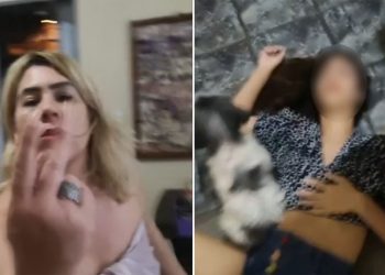 INACREDITÁVEL: Mãe ‘paga de doida’ e espanca a filha por causa de salgado