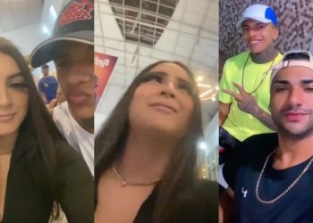 Durante encontro, blogueira descobre que é amante do namorado; veja o vídeo