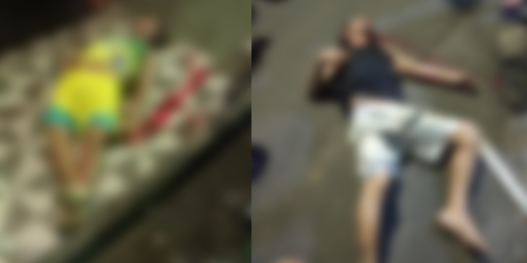 Vídeo mostra moradores de rua correndo de atiradores; eles foram executados