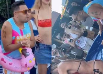 VÍDEO: Tirulipa é expulso da Farofa da Gkay após tirar biquínis de blogueiras