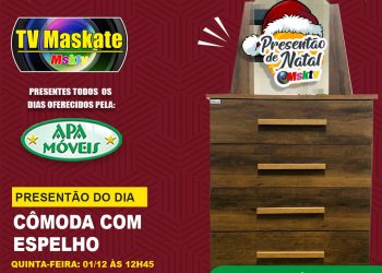 MASKATE NA TV: Presentão de hoje é uma cômoda com espelho
