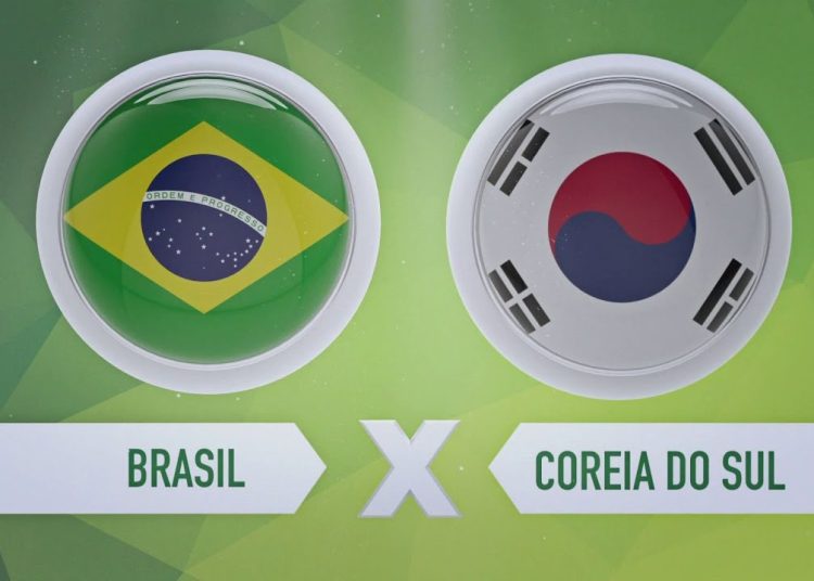 Próximo jogo do Brasil será segunda-feira (5) contra a Coreia do Sul