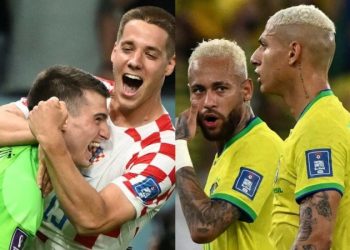 Brasil disputa na sexta-feira (9) contra a Croácia nas quartas de final