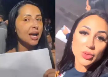 Irmãs Deolane fazem vigília na porta da Fazenda e exigem que Record libere peoa do cárcere privado