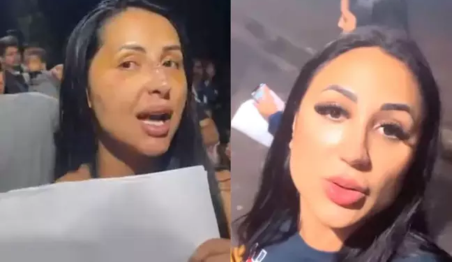 Irmãs Deolane fazem vigília na porta da Fazenda e exigem que Record libere peoa do cárcere privado