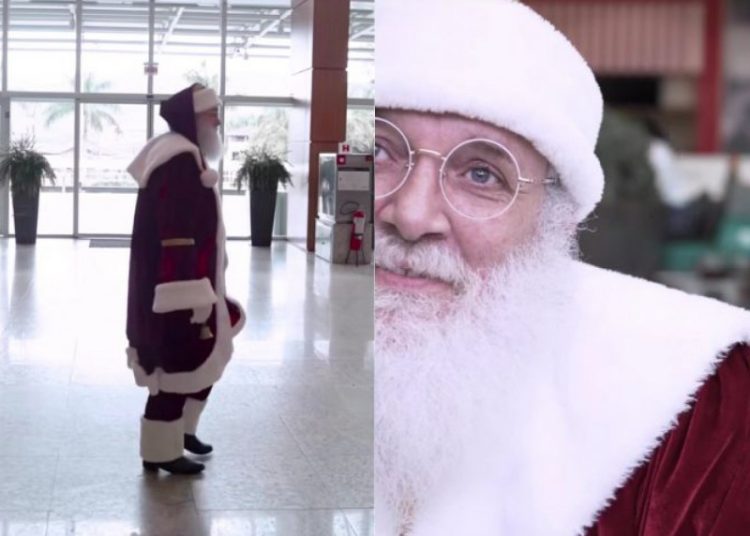 Papai Noel de vermelho é atacado por clientes de shopping: “Petista”