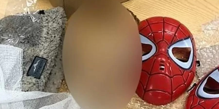 Cabeça de criança decapitada é enviada pelo correio com máscara do Homem-Aranha