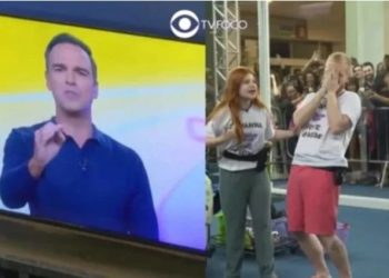 Tadeu é confundido com Thiago Leifert por participante da Casa de Vidro