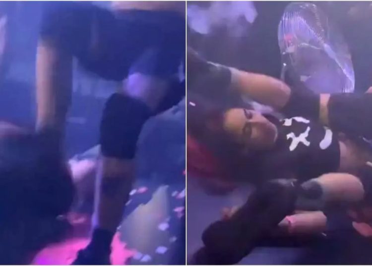 VÍDEO: Fã leva ‘bicuda’ de dançarino durante show e desmaia