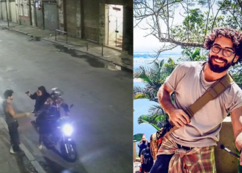 Vídeo chocante mostra guia de turismo sendo morto a facadas por mulheres durante assalto