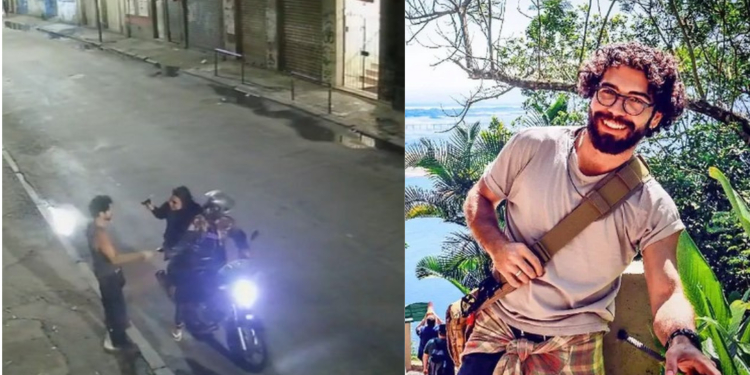 Vídeo chocante mostra guia de turismo sendo morto a facadas por mulheres durante assalto