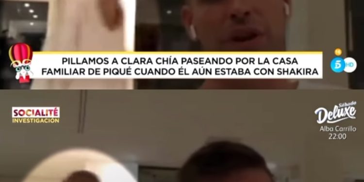Vídeo mostra namorada de Piqué na casa de Shakira antes da separação