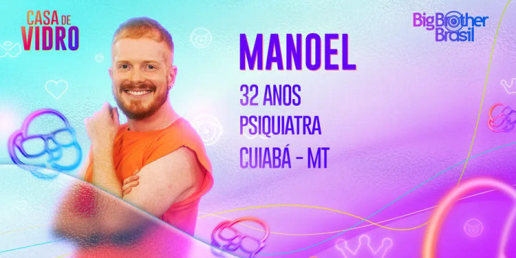 Gabriel é participante da Casa de Vidro do BBB 23