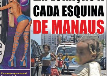 Veja a capa da edição impressa do jornal maskate (MSKTV) - o Jornal do povo desta sexta-feira (17/02) distribuído em Manaus