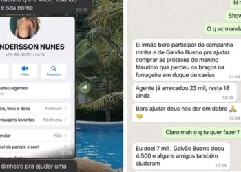O humorista Whindersson informou que estão usando seu nome e sua foto para aplicar golpes pedindo dinheiro via pix, pelo WhatsApp.