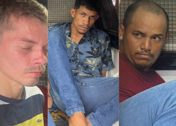 Trio é preso após fazer reféns como escudo humano durante assalto a loja