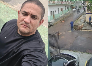 Vídeo: mesmo de longe, bandido conseguiu acertar tiro na cabeça de segurança