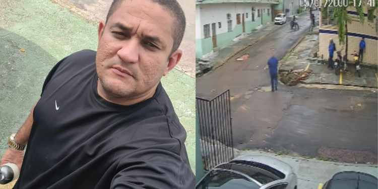 Vídeo: mesmo de longe, bandido conseguiu acertar tiro na cabeça de segurança