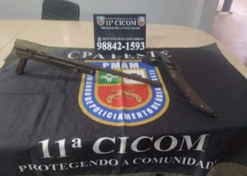 Ameaçou a ex-companheira com espingarda e acabou preso