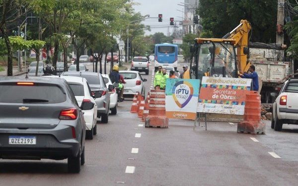 Obra em trecho da Djalma Batista deve durar 20 dias