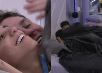 “Sou sua putinh*”, diz Key em clima quente no edredom com Gustavo