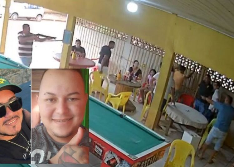 Uma dupla de homens mataram sete pessoas depois de perderem um jogo de sinuca em um bar no interior do Mato Grosso.
