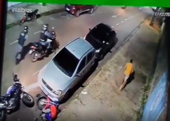 VÍDEO: Em fuga alucinada, ladrão bate em carro, desvia de balas e escapa da PM