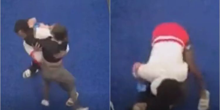 Vítima luta com homem que tentou estuprá-la em academia. A tentativa de estupro aconteceu em uma academia de Tampa, na Florida