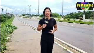 Cratera abre na avenida Torquato Tapajós