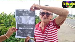 Pais em desespero buscam por informações sobre filho desaparecido na Ponte Rio Negro