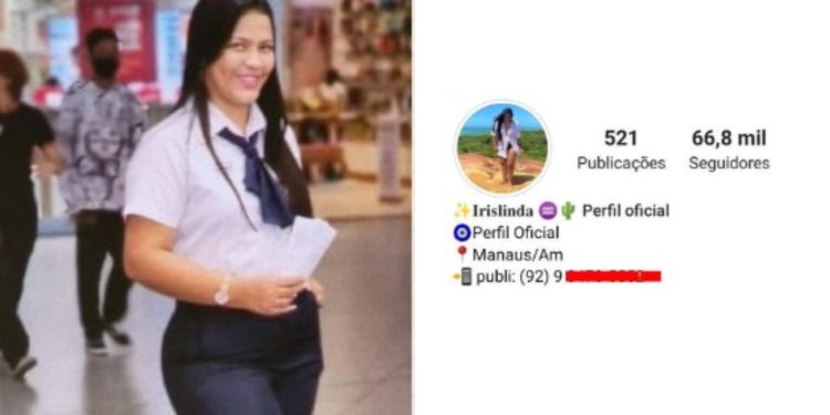 A 'talarica' da Bemol, Iris Sales anunciou anuncio que virou blogueira e esta fazendo publi, após ter tido caso com um homem casado.