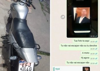Um homem aplicou um golpe e fugiu com uma moto que havia sido anunciada pela web durante um test-drive com o veículo. Golpista foge