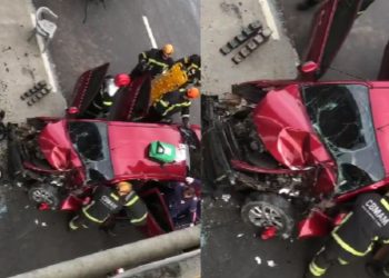 VÍDEO: Grave acidente na Max Teixeira deixa vítimas presas às ferragens