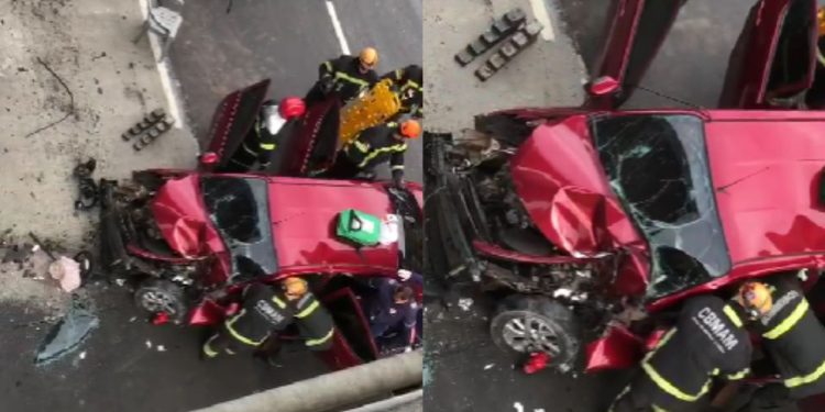 VÍDEO: Grave acidente na Max Teixeira deixa vítimas presas às ferragens