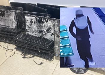 Alunos roubam 13 computadores da própria escola em que estudavam, na zona Leste de Manaus e foram detidos.