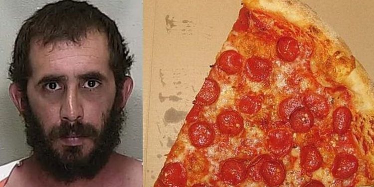 Um homem foi preso na última sexta-feira (17), na Flórida (EUA) após agredir a esposa com uma fatia de pizza.