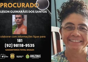 A PC-AM solicita a divulgação da imagem de Jucleson Guimarães, vulgo “Juca”, por envolvimento na morte da professora Graciete Conceição.