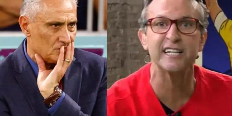 O técnico Tite apresentou uma queixa-crime na Justiça contra o apresentador e ex-jogador Neto, por causa de uma declaração do comentarista.