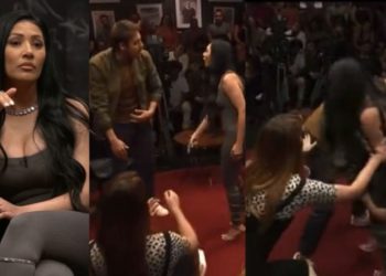 A cantora Simaria foi uma das participantes do programa de estreia da nova temporada de "Que História É Essa, Porchat?" no canal pago GNT.