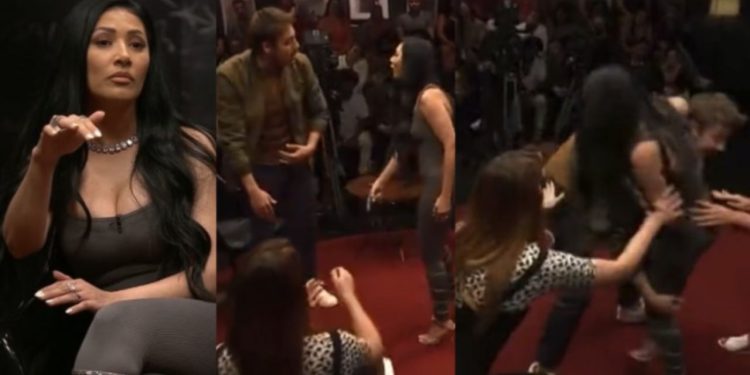 A cantora Simaria foi uma das participantes do programa de estreia da nova temporada de "Que História É Essa, Porchat?" no canal pago GNT.