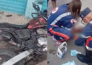 O motociclista Carlos Eduardo Marinho morreu após provocar um acidente na avenida Margarita, bairro Nova Cidade, zona norte de Manaus.  