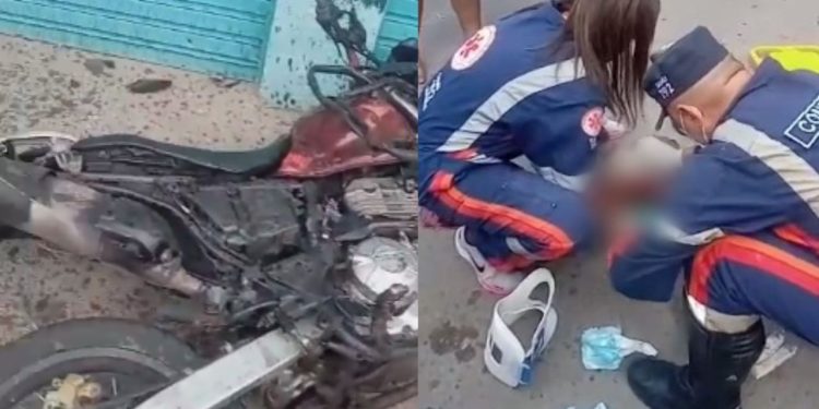 O motociclista Carlos Eduardo Marinho morreu após provocar um acidente na avenida Margarita, bairro Nova Cidade, zona norte de Manaus.  