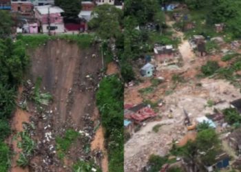 A Prefeitura de Manaus alerta para a possibilidade de deslizamento e geração de lama em áreas de risco. Proteja-se.