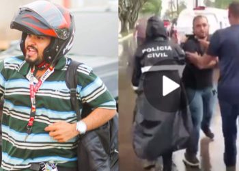 Um jornalista identificado como Leonardo Biase foi detido por desacato durante uma live no município de Itacoatiara, interior do Amazonas. 