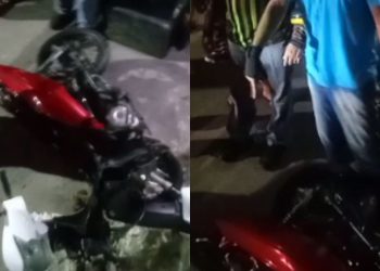 Um entregador de delivery acabou indo parar na delegacia depois que tentou fugir em sua motocicleta de uma bliz em Manaus. 