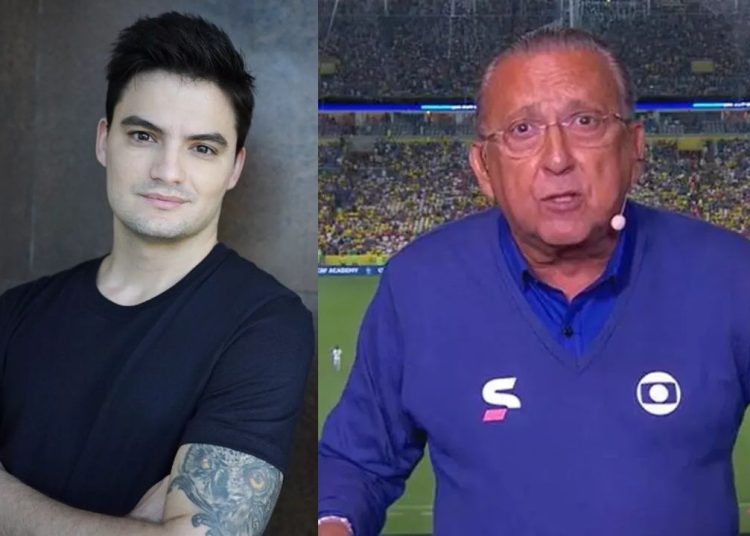 A transmissão do jogo do Brasil contra o Marrocos no "Canal GB", de Galvão Bueno, no YouTube, contará com a participação de Felipe Neto.