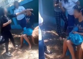 Um vídeo mostra uma menina portadora do transtorno do espectro autista sofre bullying e é humilhada por colegas de uma escola.