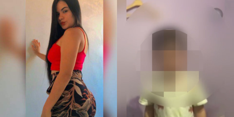 Uma mulher identificada por Vanessa Lopes, foi presa após fazer um vídeo chamada com ex-companheiro, torturando o próprio filho. Vídeo: